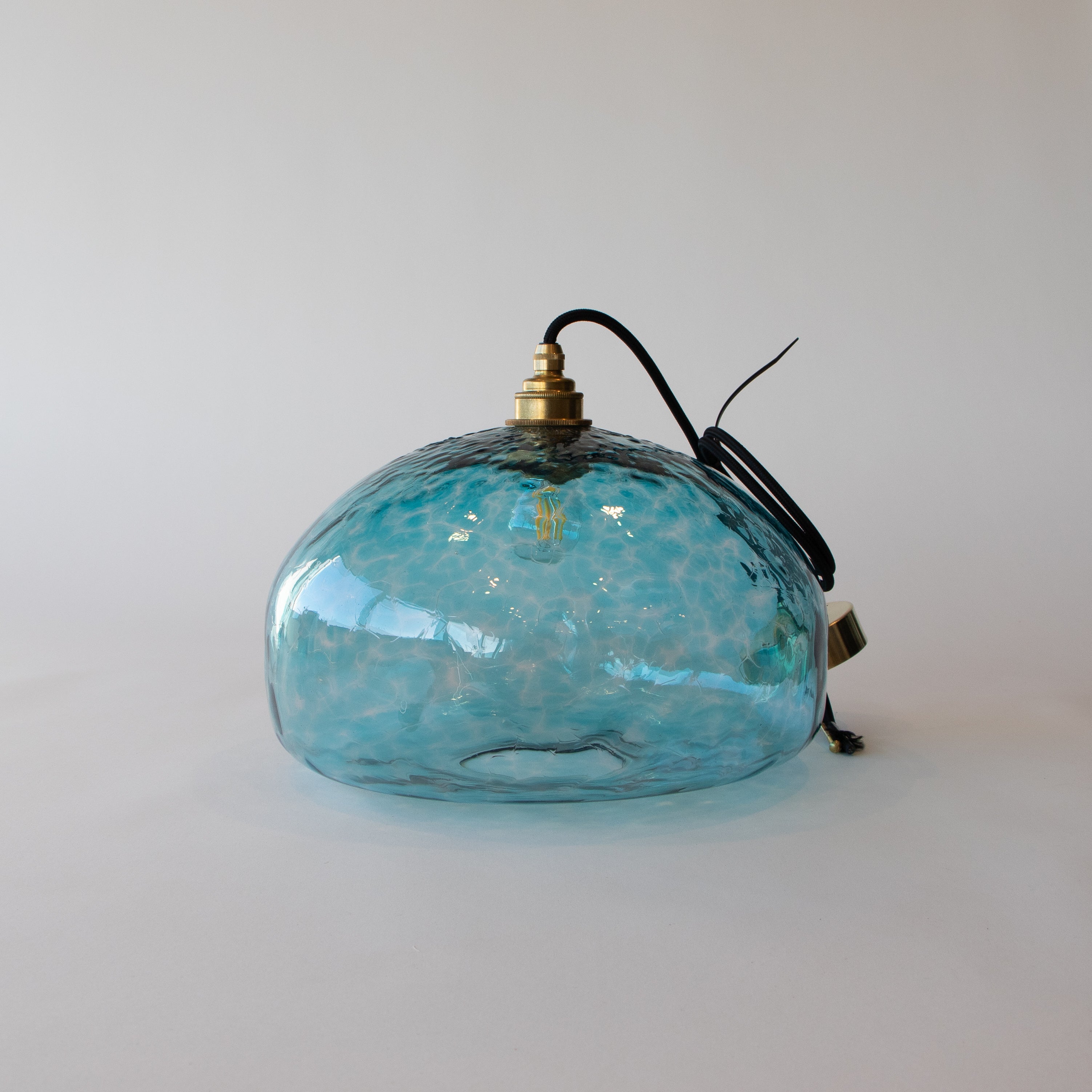 SECOND - Large Low Square Dome Aqua
