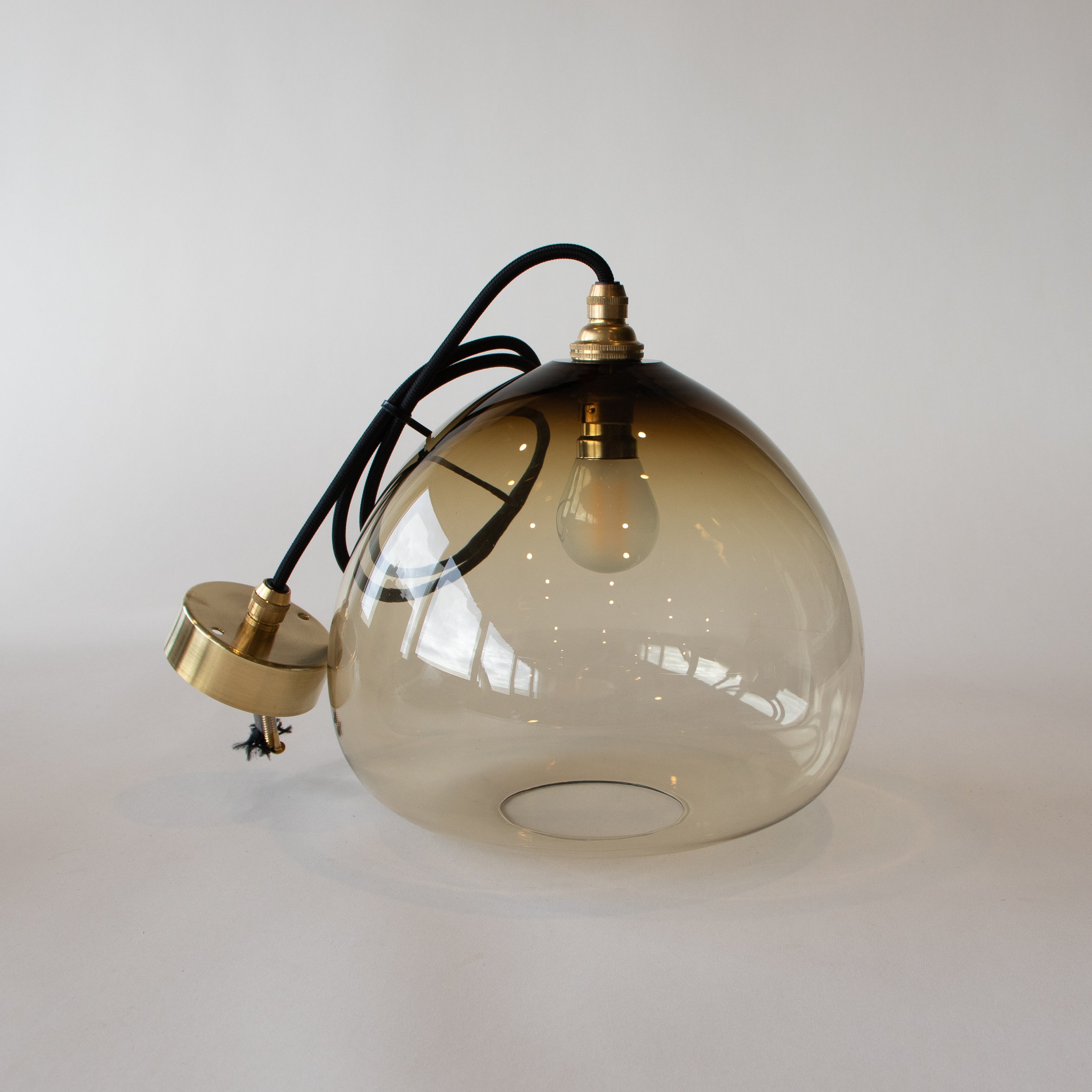 Second - Medium Walnut Square Dome