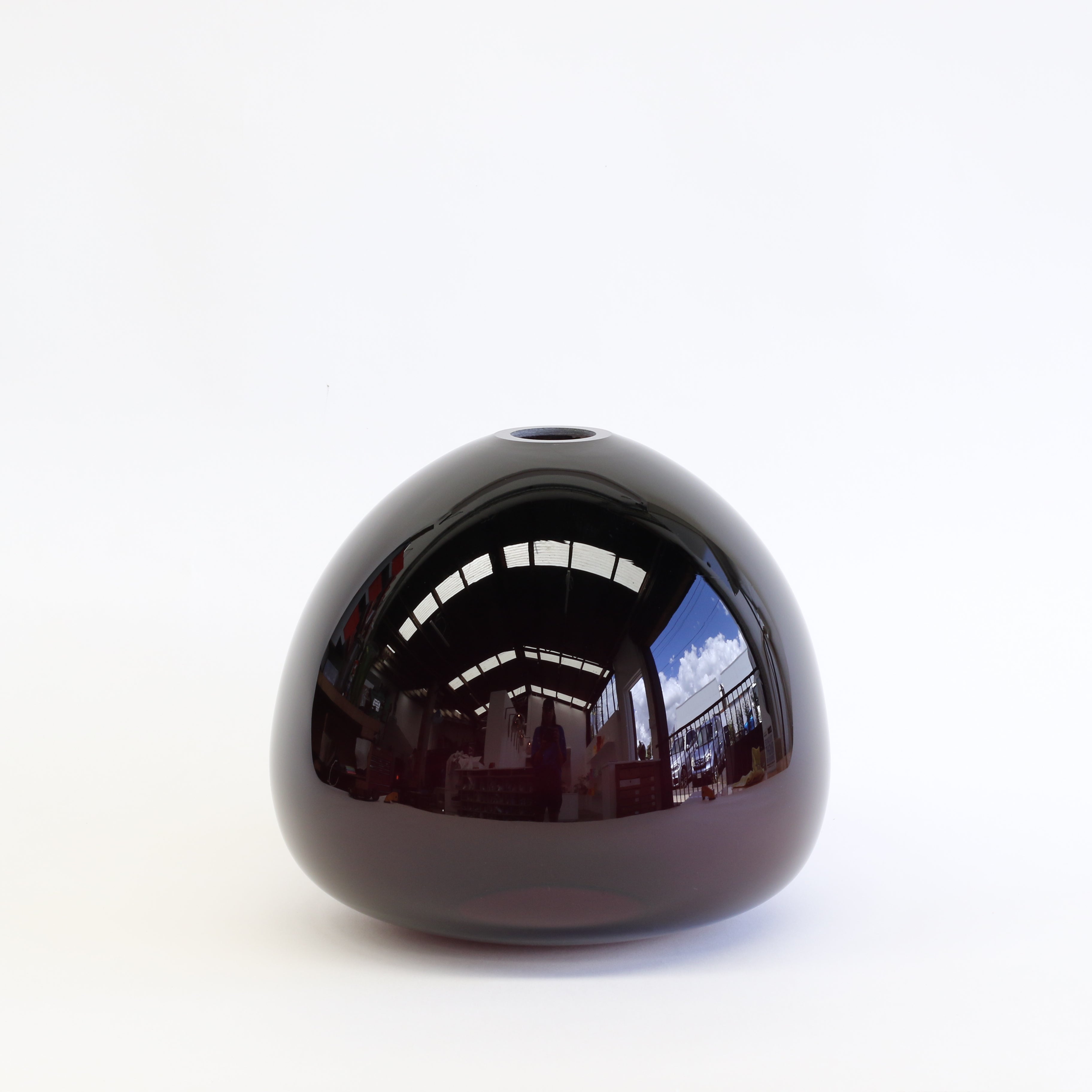 Sample - Square Dome Medium/Large Burgundy