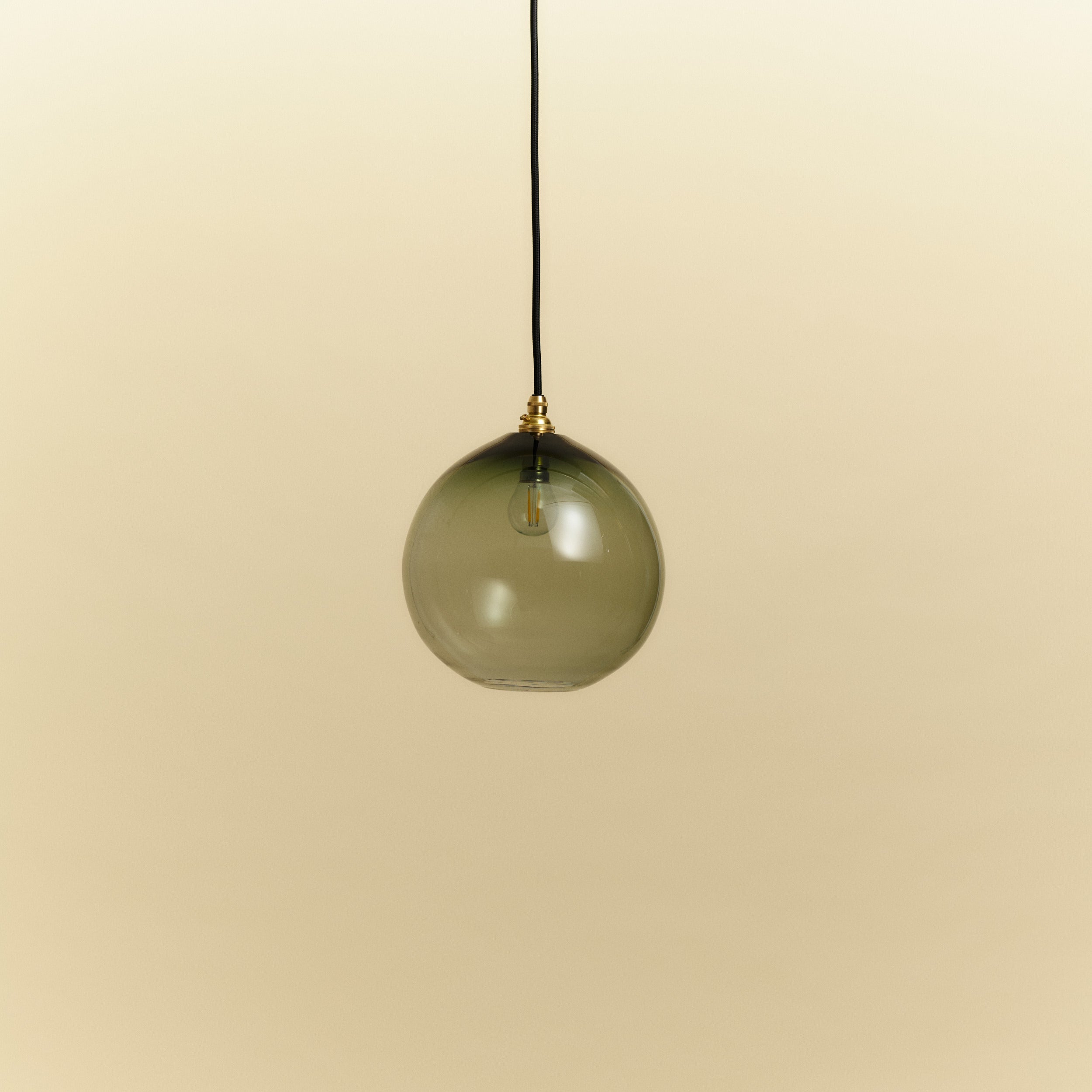 Medium Eel Green Dome Pendant