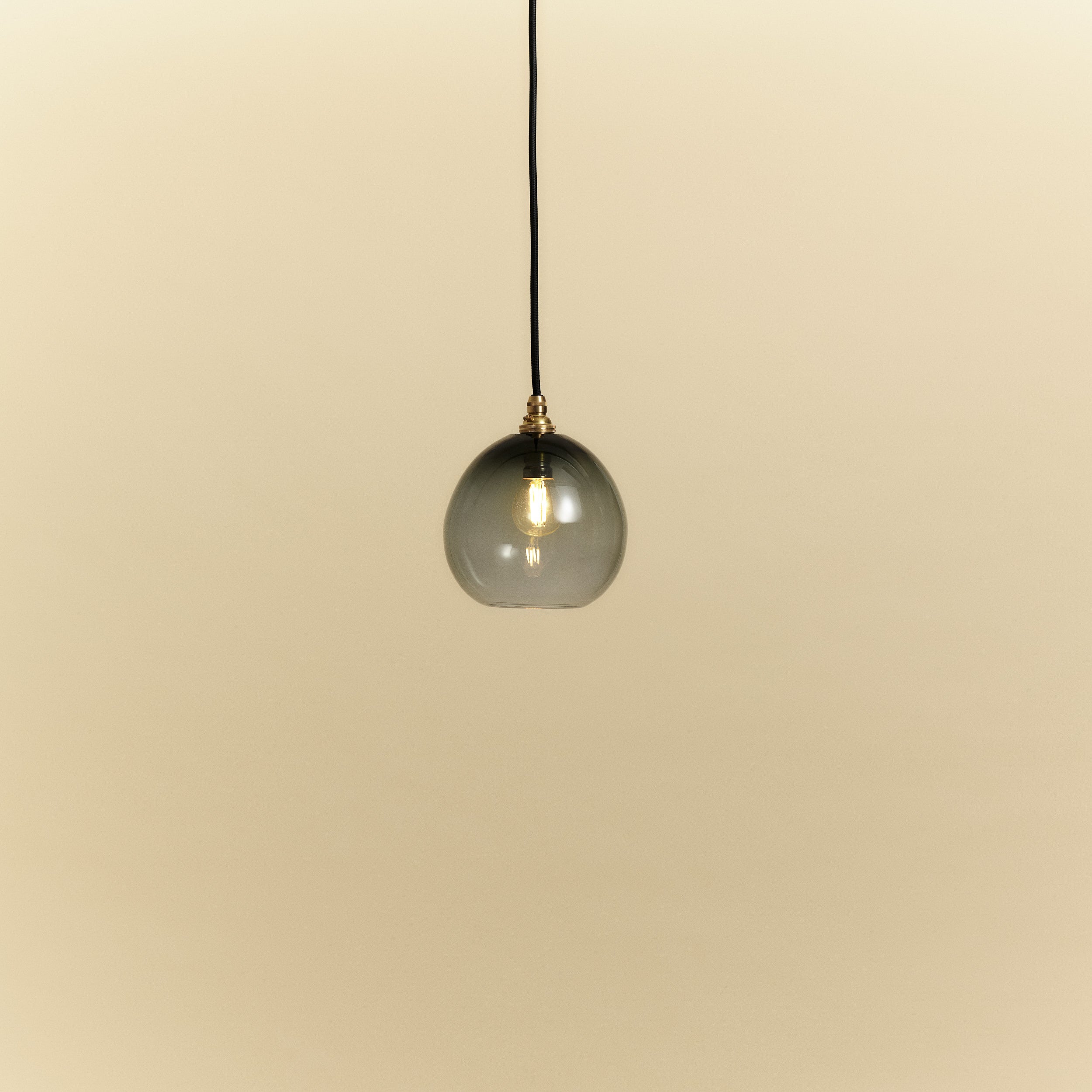Small Grey Dome Pendant