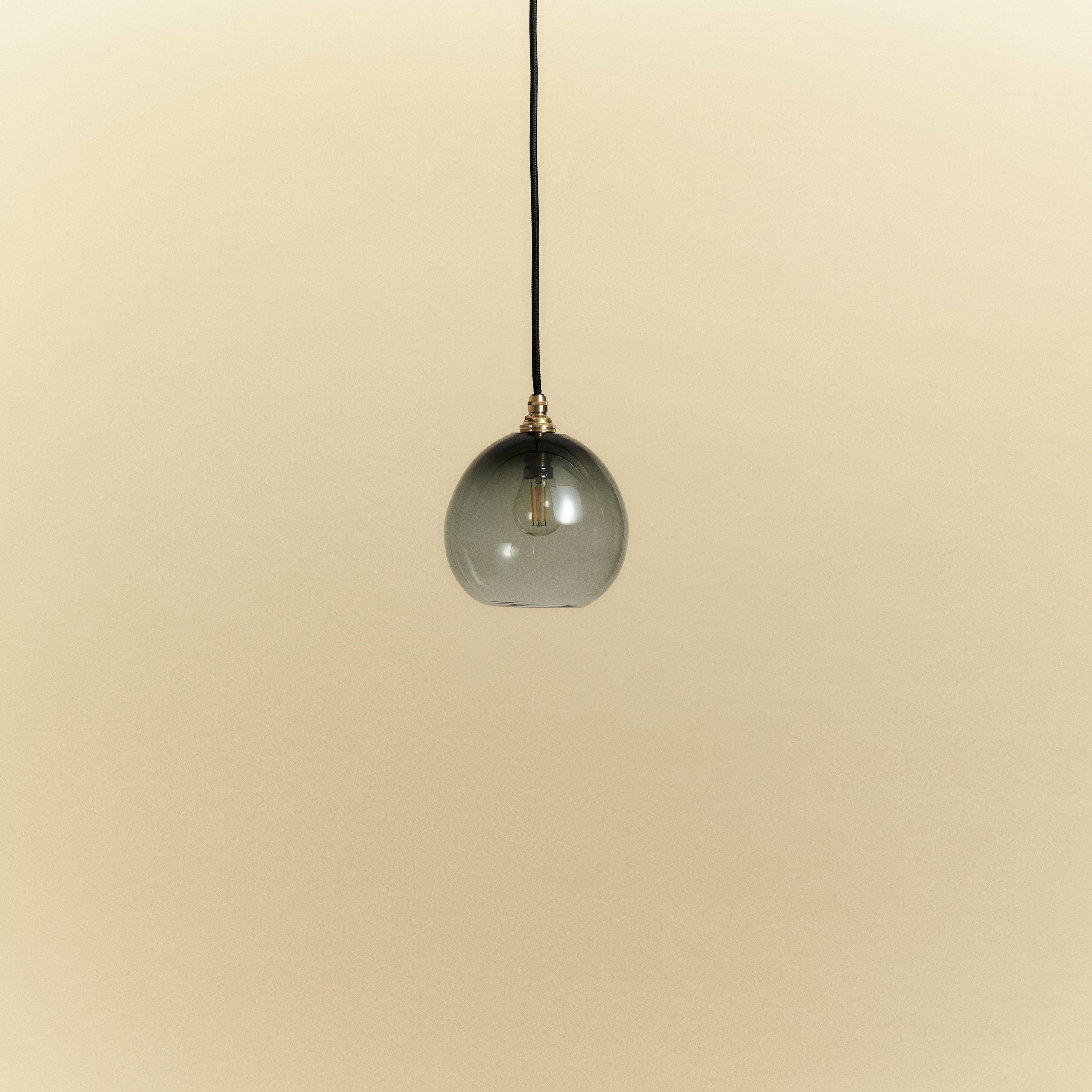 Small Grey Dome Pendant