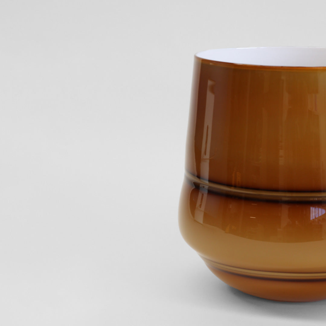 Folded Vase — Caramel