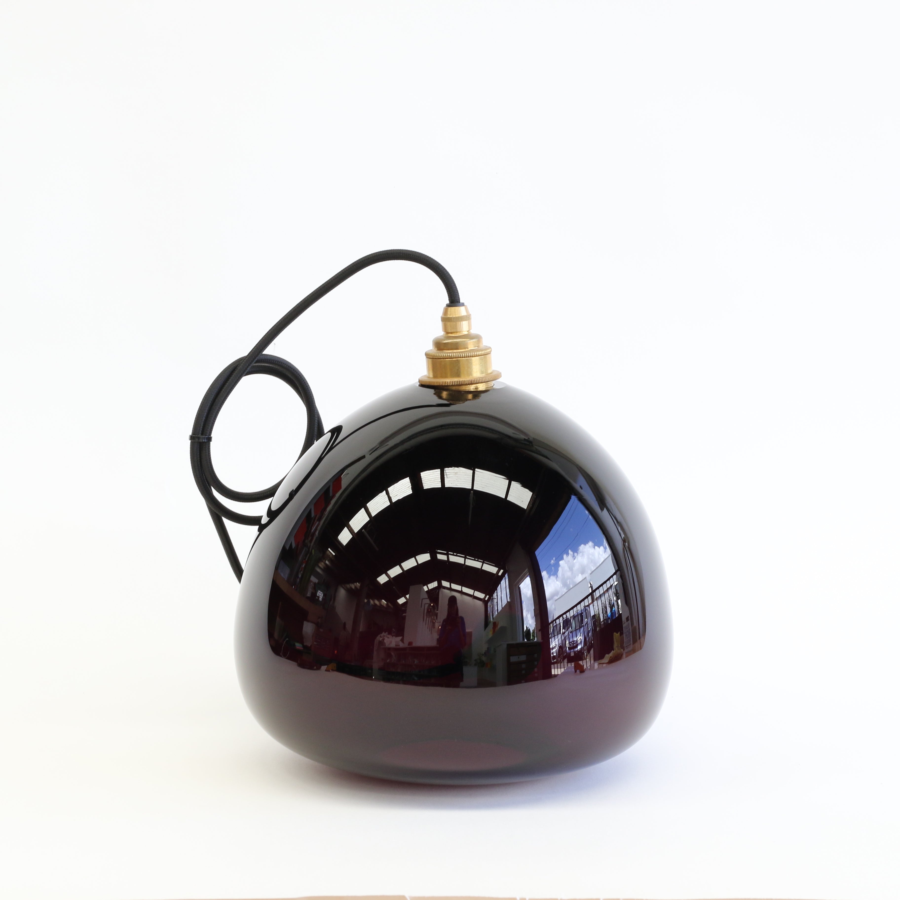 Sample - Square Dome Medium/Large Burgundy