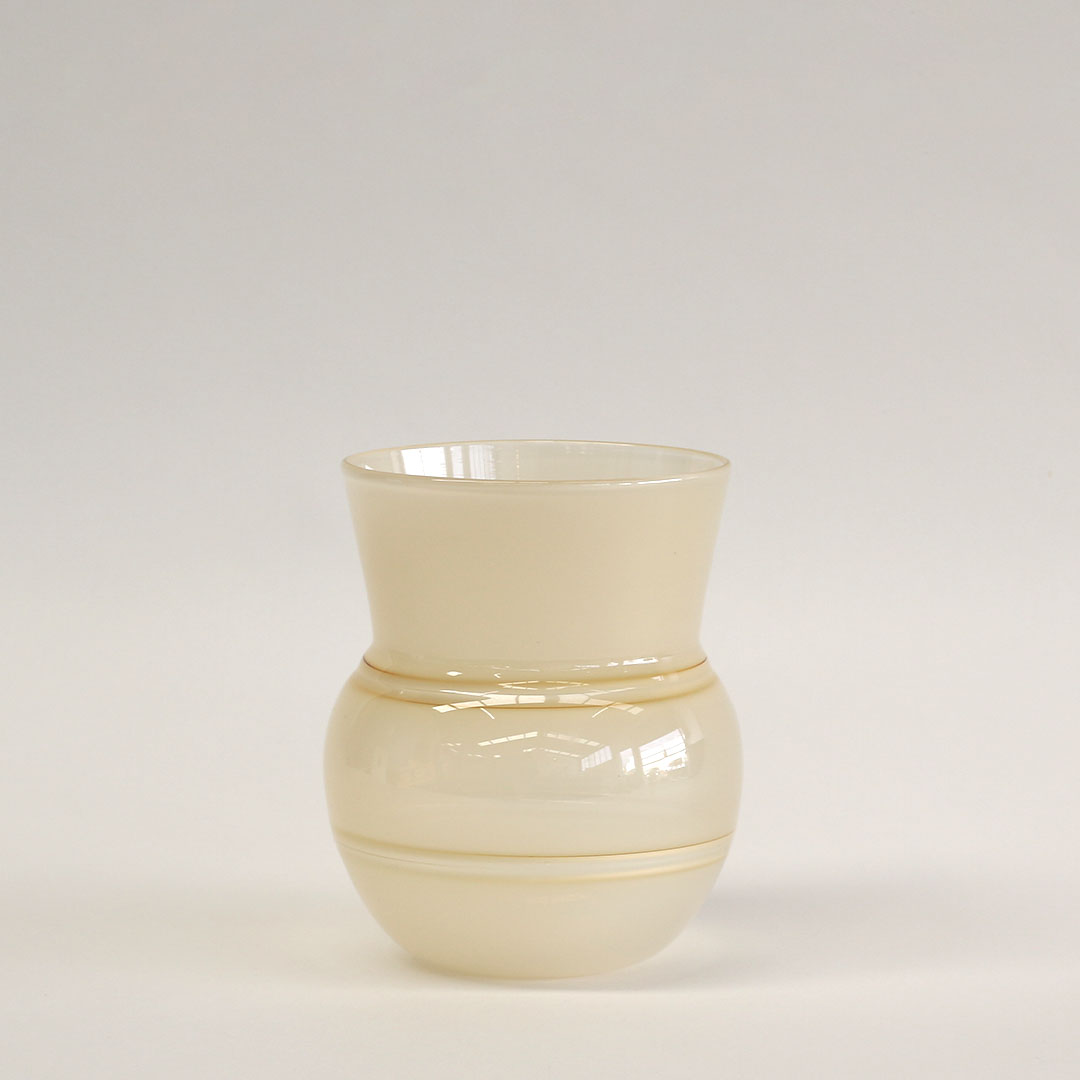 Folded Vase — Cream