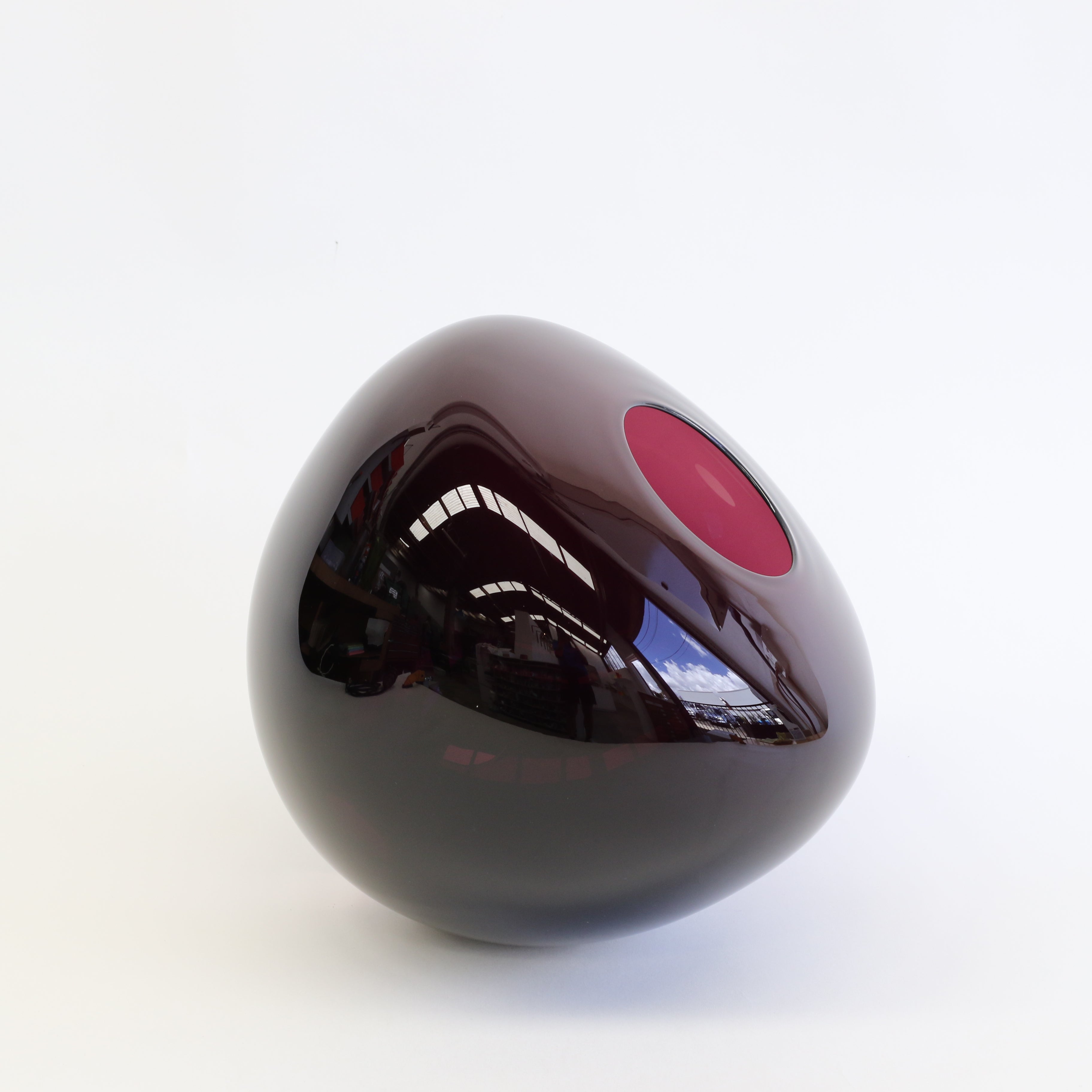 Sample - Square Dome Medium/Large Burgundy