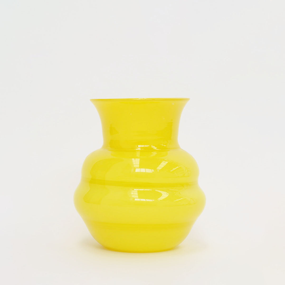 Folded Vase - Canary
