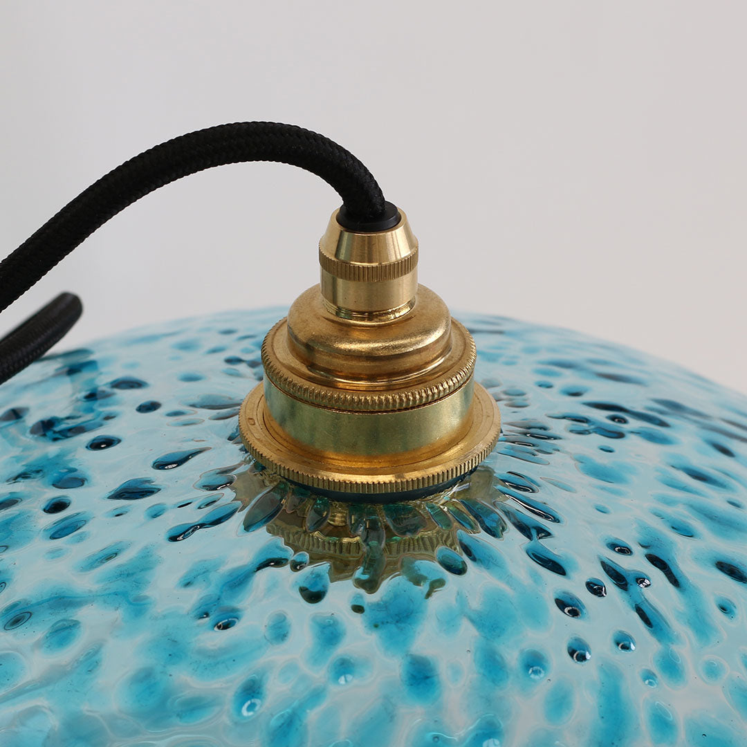 Sample — Large Aqua Frit Square Low Dome